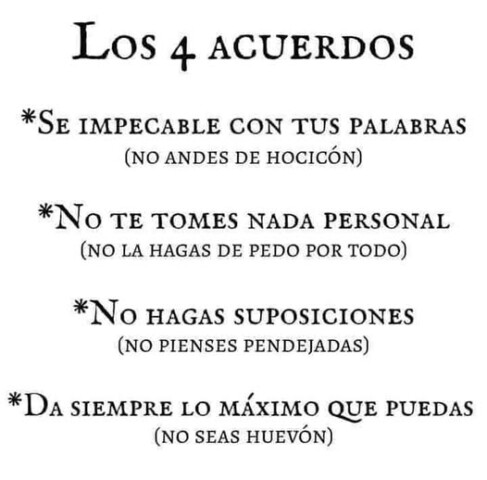 Los 4 acuerdos