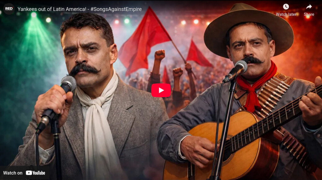 Yankees out of Latin America! SONG