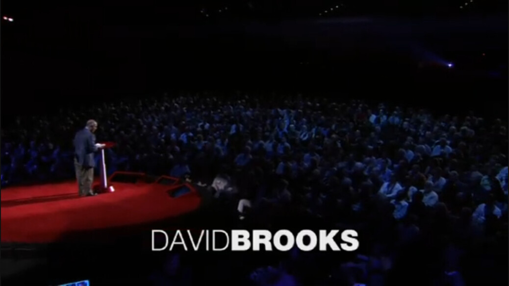 David Brooks The social animal